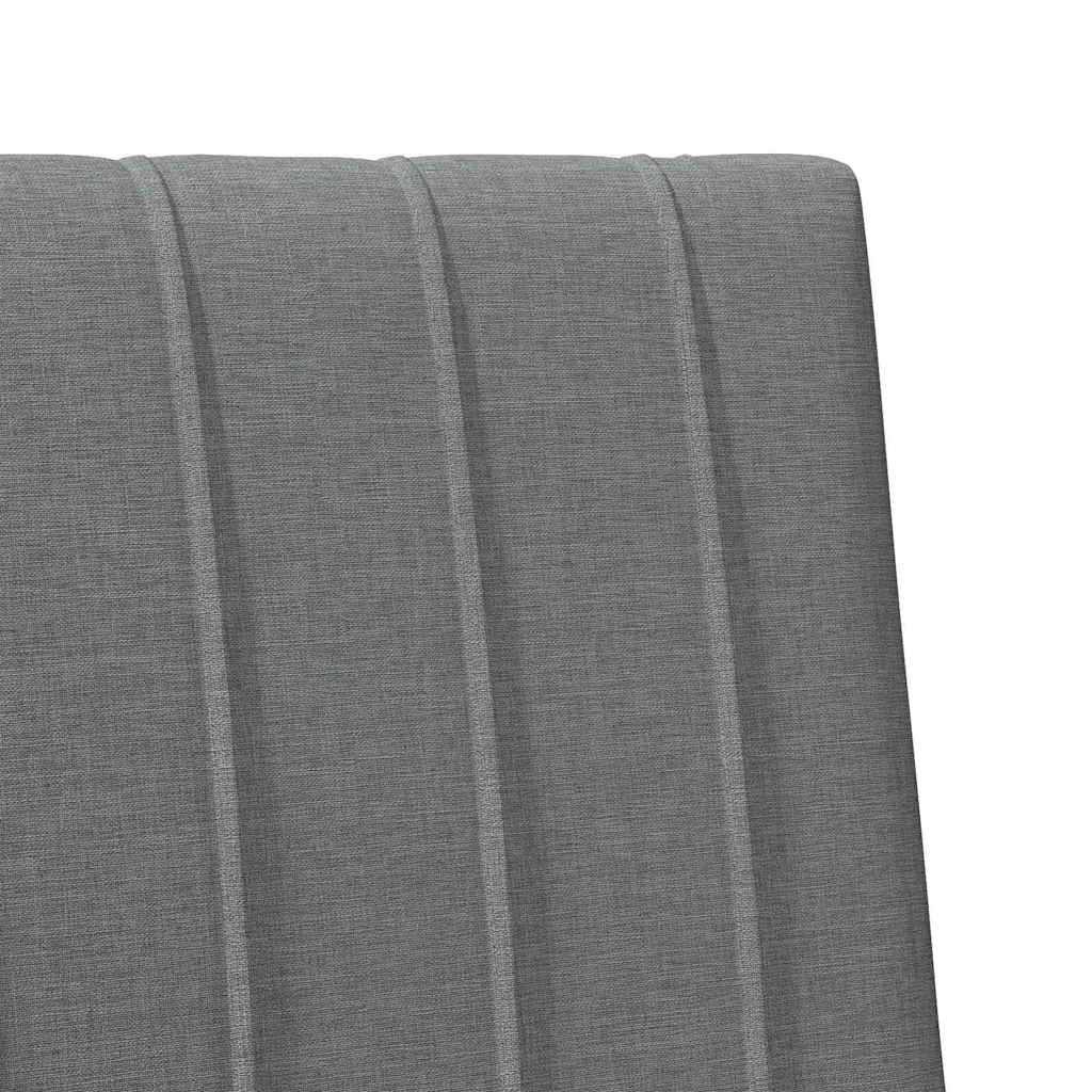 Tapecirani uzglavlje Tamno siva 75 cm Čvrsto borovo drvo