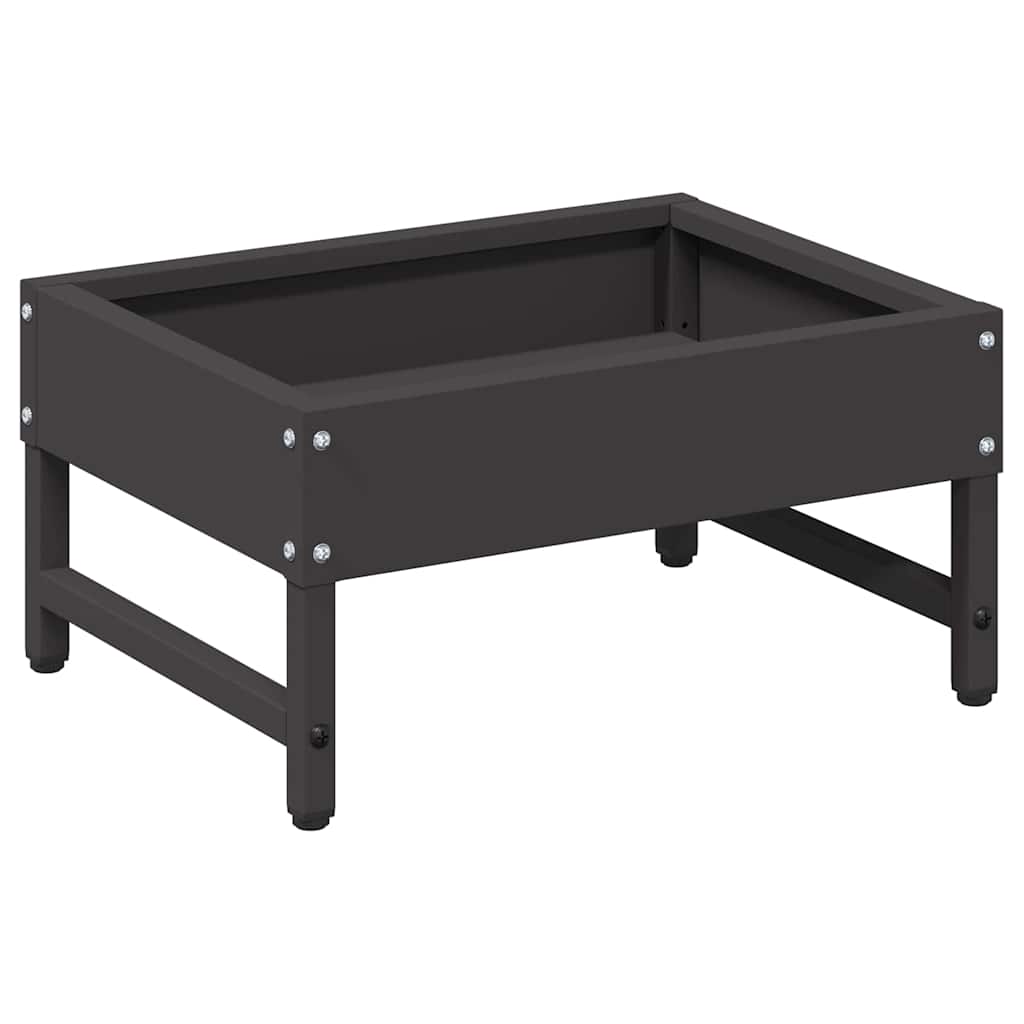 Feeder za ptice Crna 80 x 28 x 13.5 cm Hladno valjani čelik