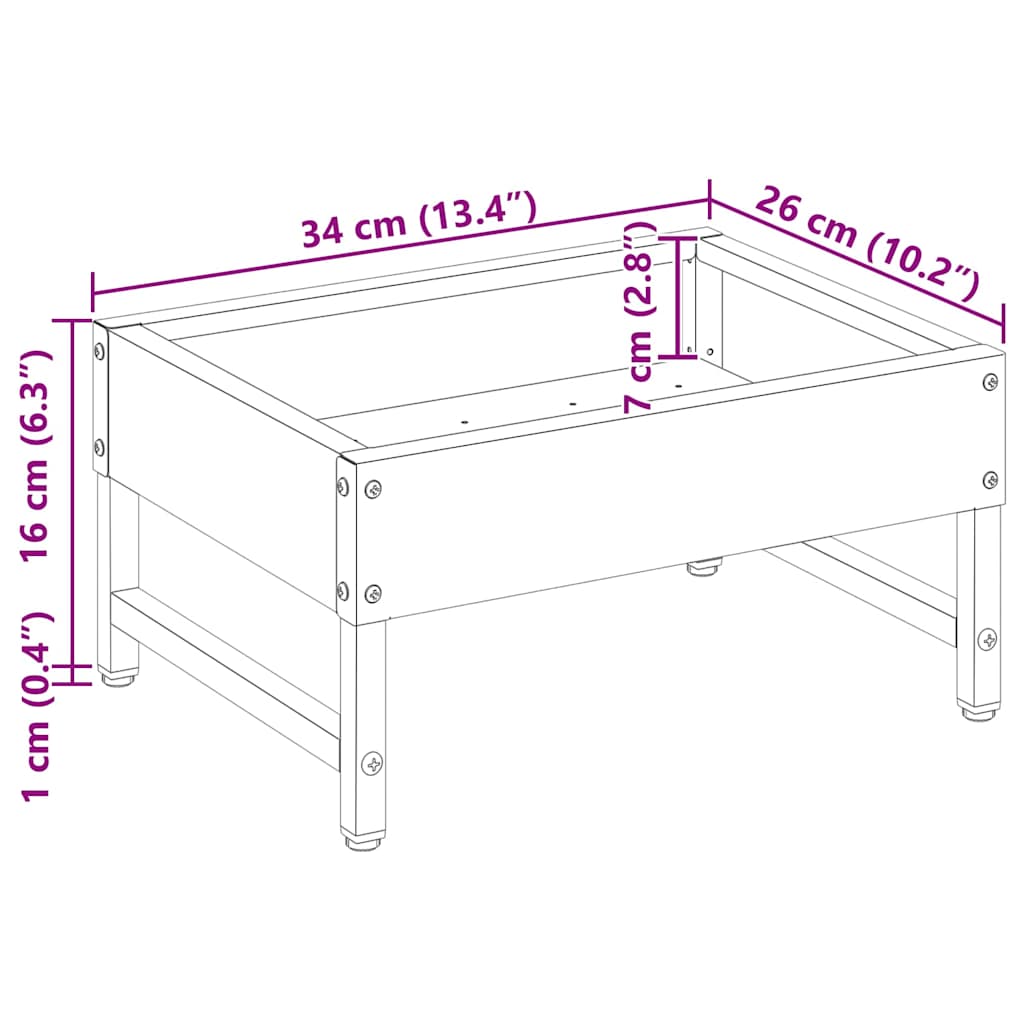 Feeder za ptice Srebrno 80 x 28 x 13.5 cm Cinkani čelik