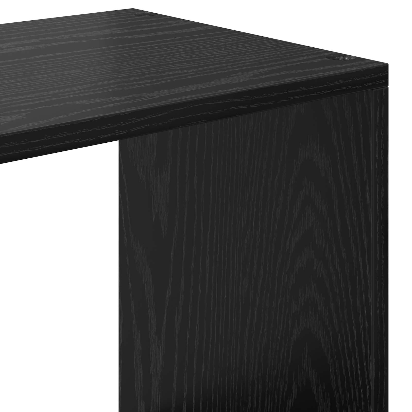 Ormarić za knjige Crni hrast 137,5 x 29 x 137,5 cm