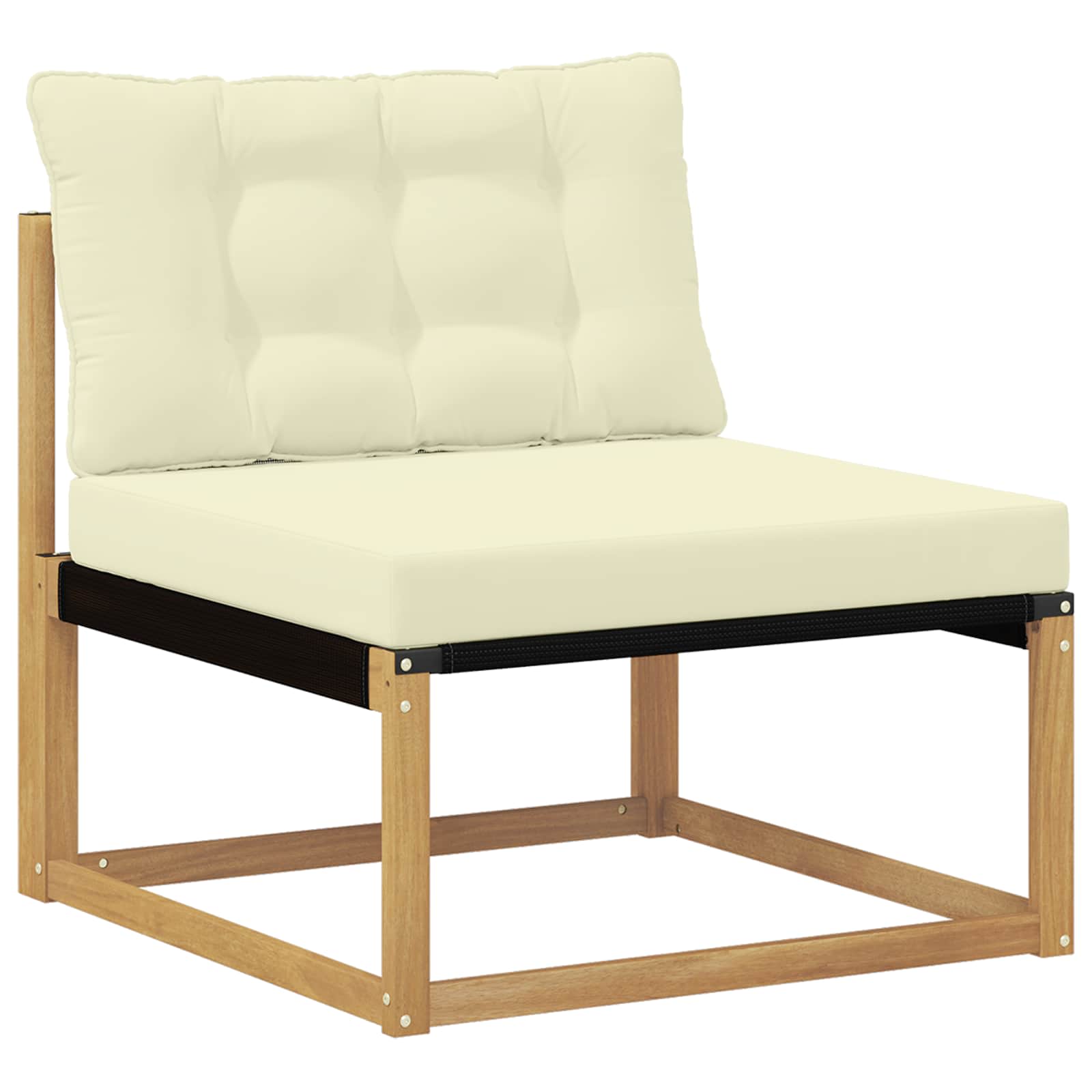 Set vanjskih sofa 7 pcs Bijela i krem 79 x 79 x 37 cm