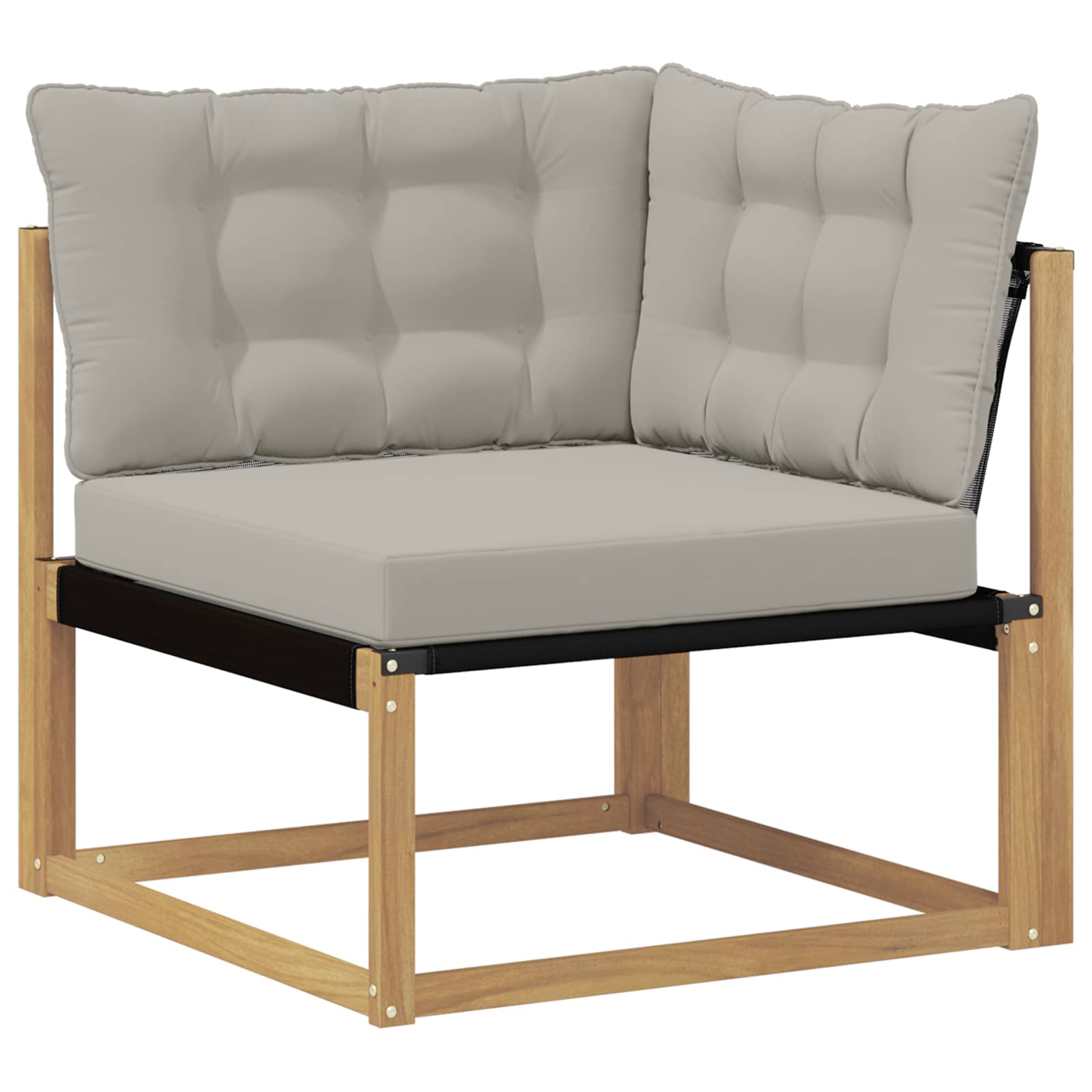 Set vanjskih sofa 5 pcs Bijela i svjetlosiva 79 x 79 x 37 cm