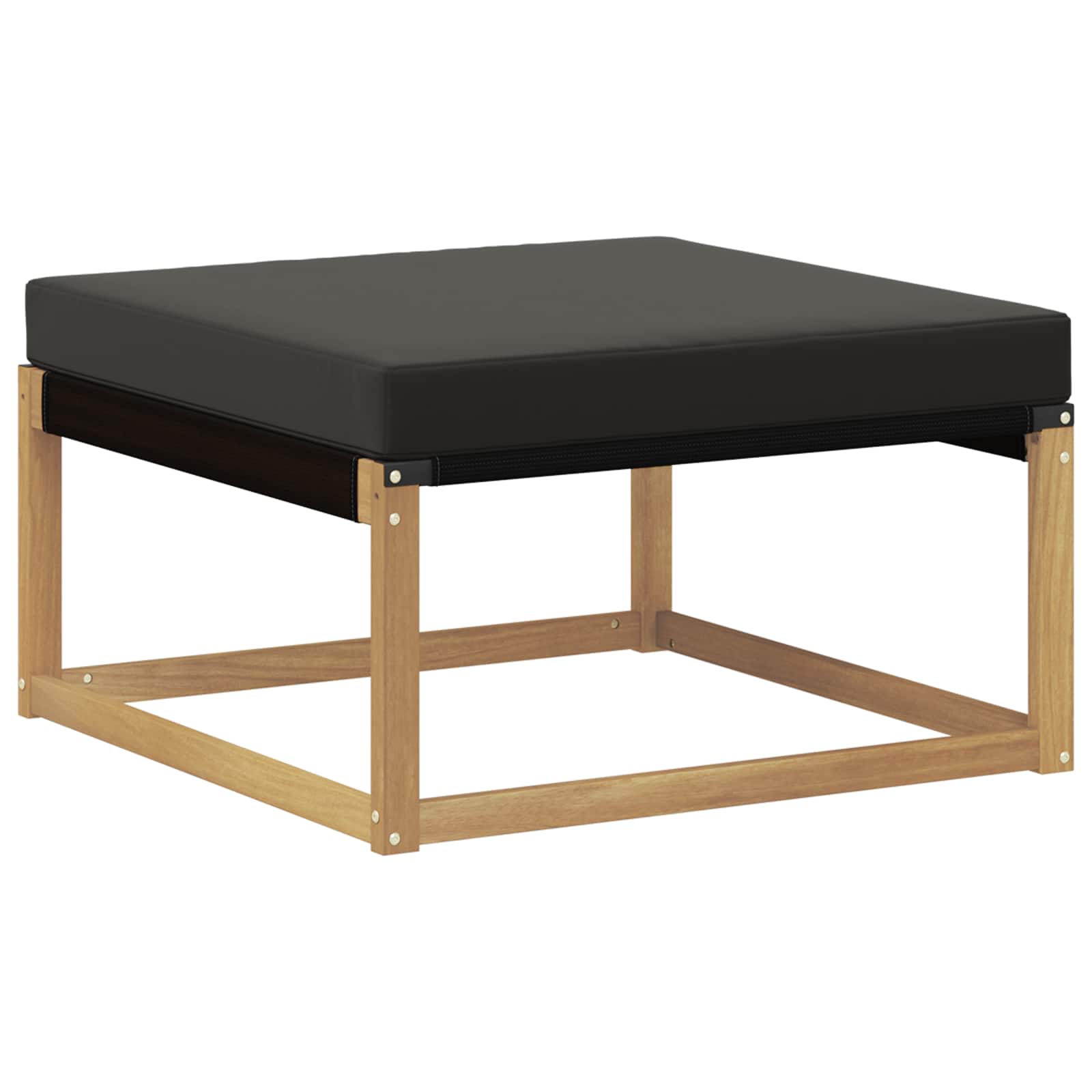 Set vanjskih sofa s jastukom 6 pcs Bijela i crna