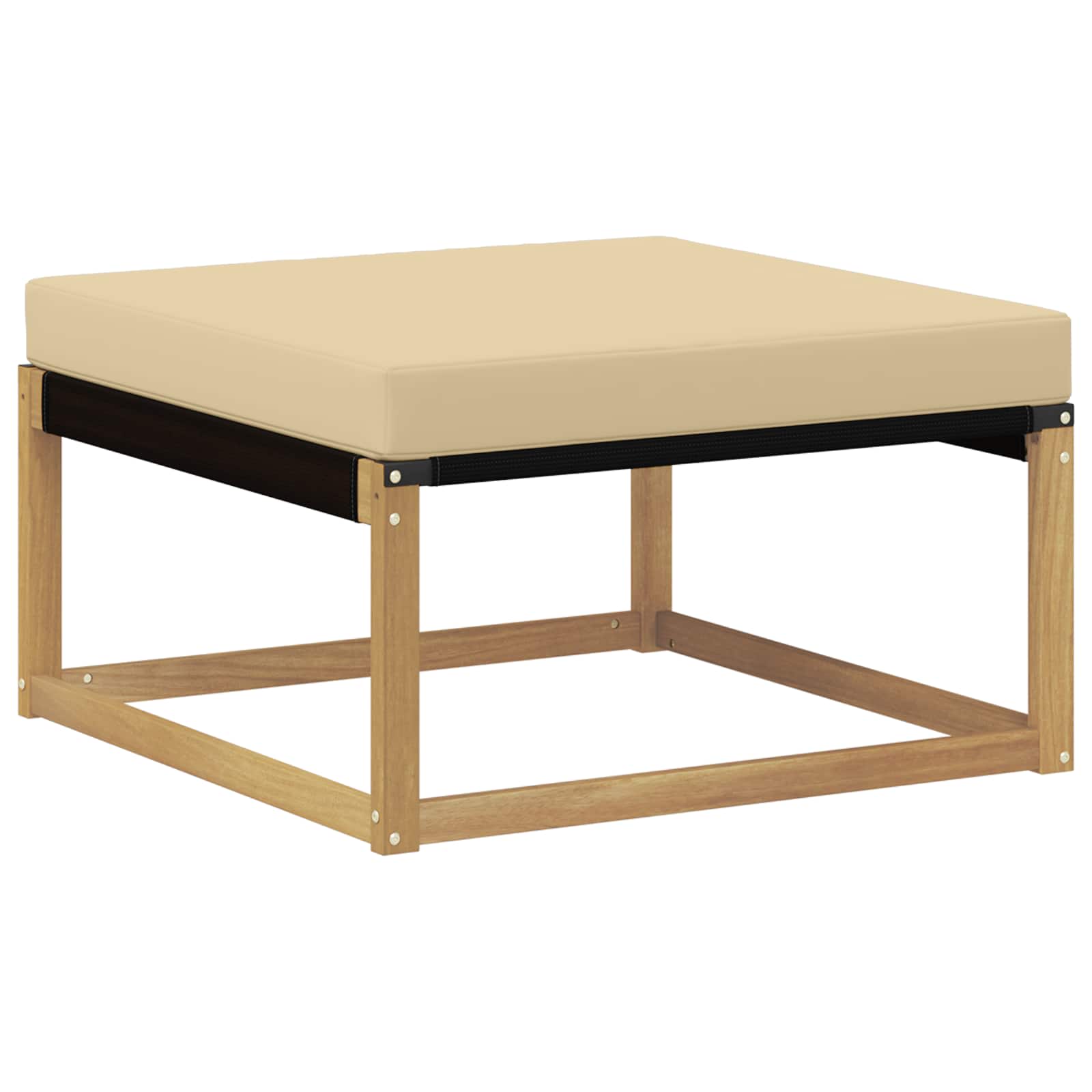 Set vanjskih sofa s jastukom 8 pcs Bijela i bež