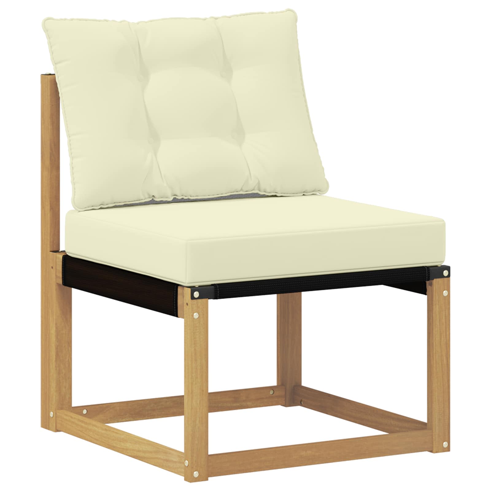 Set vanjskih sofa s jastukom 8 pcs Bijela i krem