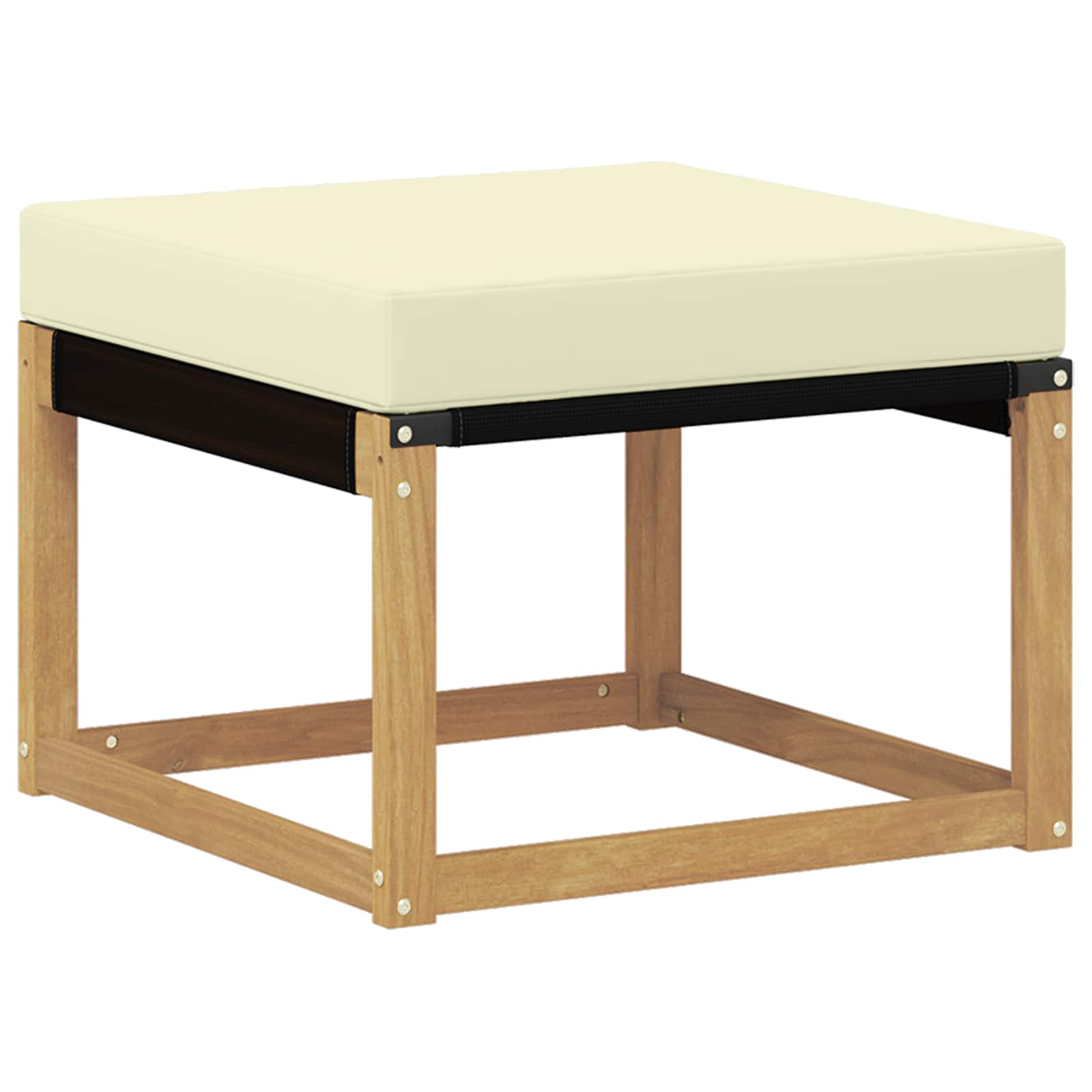 Set vanjskih sofa s jastukom 4 pcs Bijela i krem