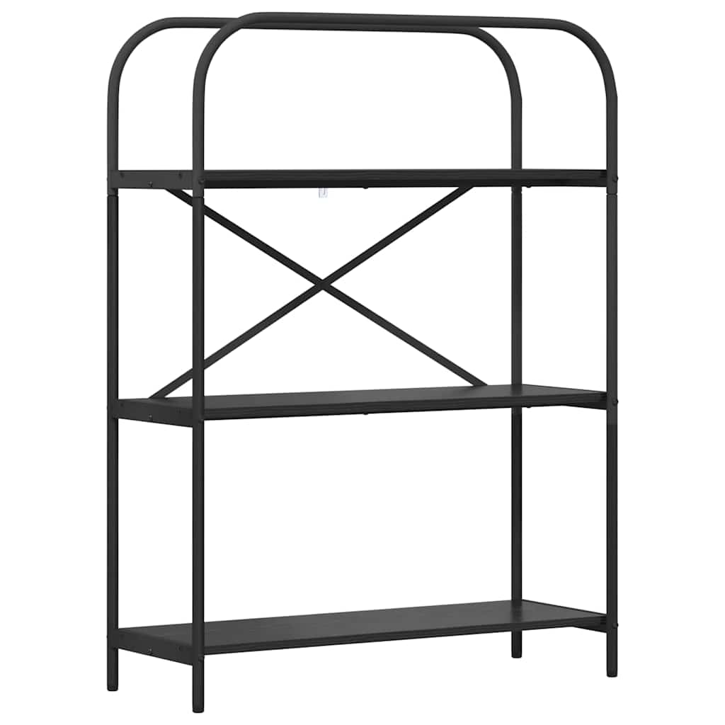 Polica Crni hrast 80 x 30 x 109 cm Konstruirano drvo