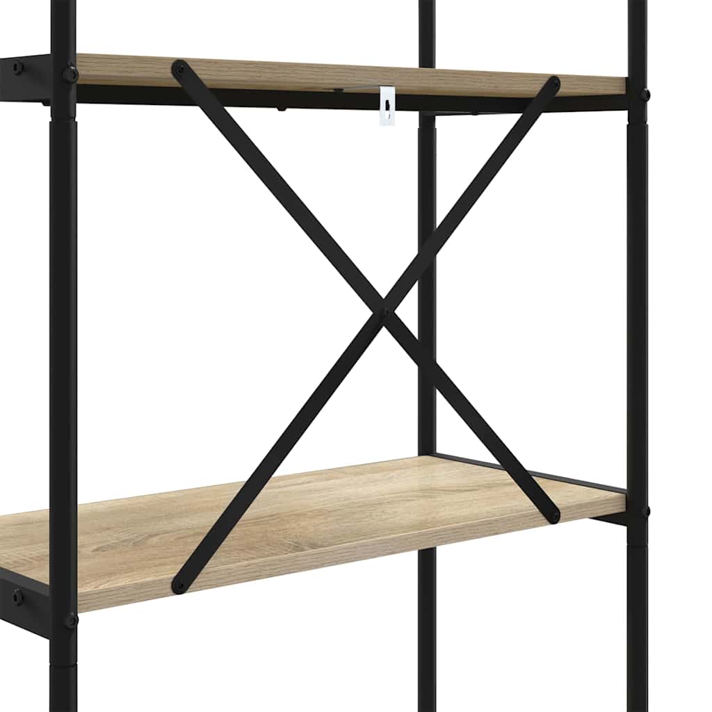 Polica Sonoma hrast 60 x 30 x 183 cm Konstruirano drvo