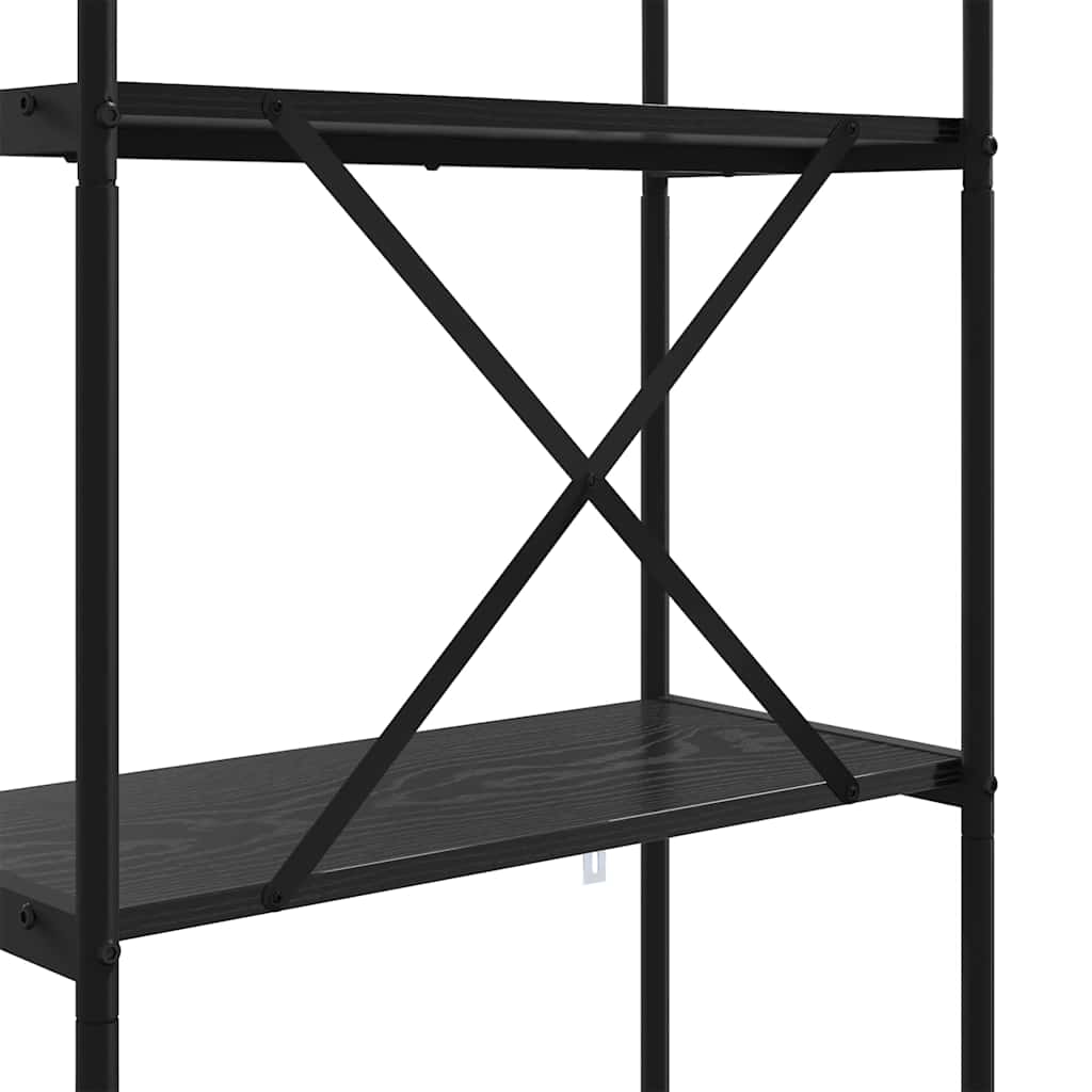 Polica Crni hrast 60 x 30 x 146 cm Konstruirano drvo