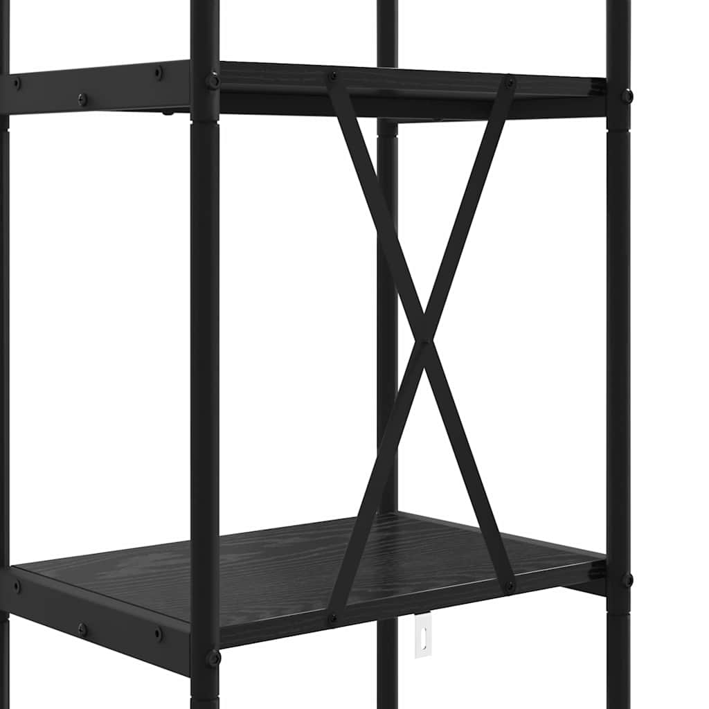 Polica Crni hrast 40 x 30 x 146 cm Konstruirano drvo