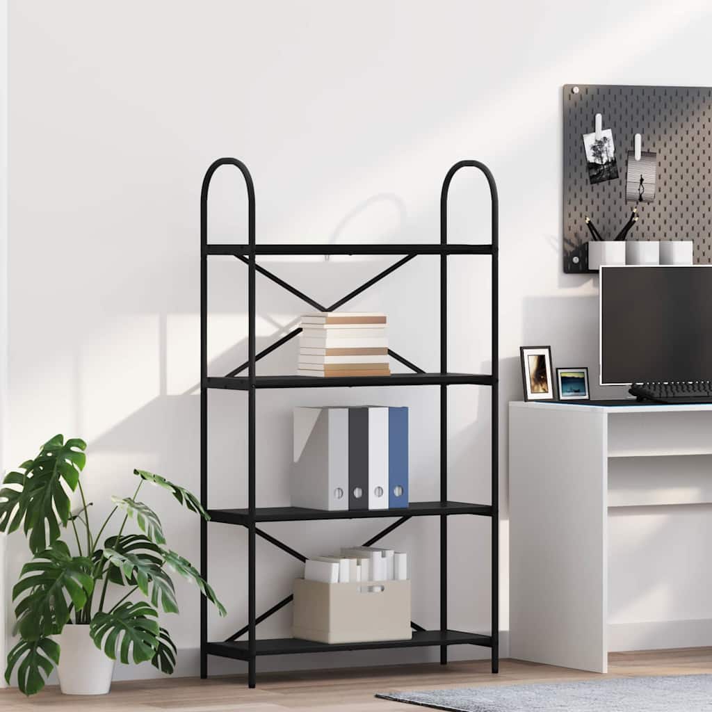 Polica Crni hrast 80 x 30 x 146 cm Konstruirano drvo
