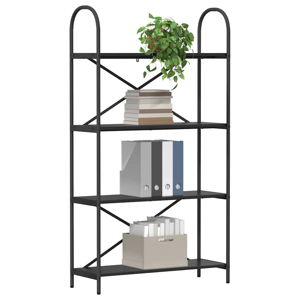 Polica Crni hrast 80 x 30 x 146 cm Konstruirano drvo
