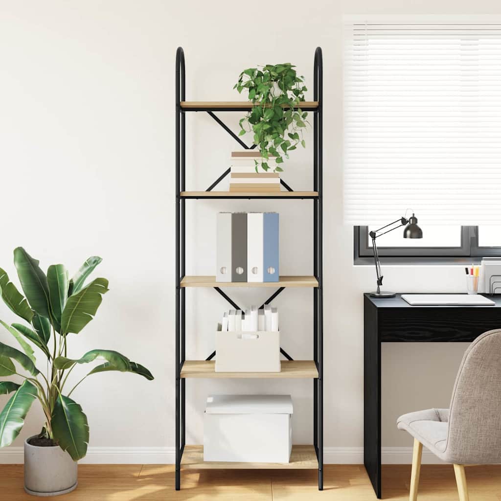 Polica Sonoma hrast 60 x 30 x 183 cm Konstruirano drvo