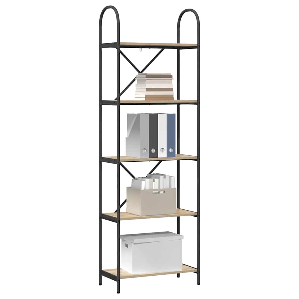 Polica Sonoma hrast 60 x 30 x 183 cm Konstruirano drvo