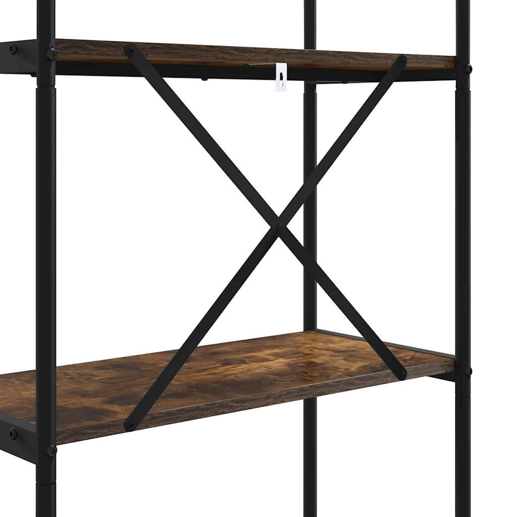 Polica Dimljeni hrast 60 x 30 x 109 cm Konstruirano drvo