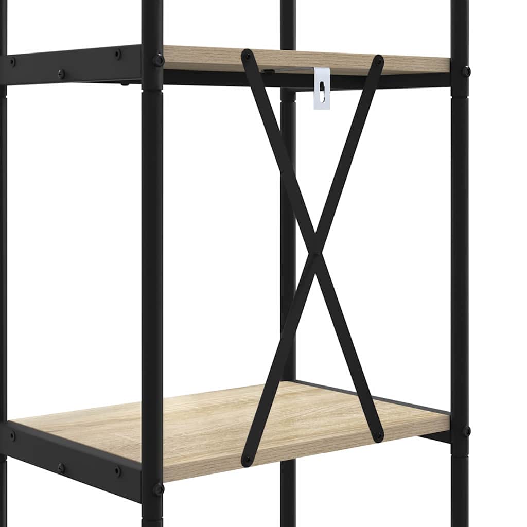 Polica Sonoma hrast 40 x 30 x 146 cm Konstruirano drvo