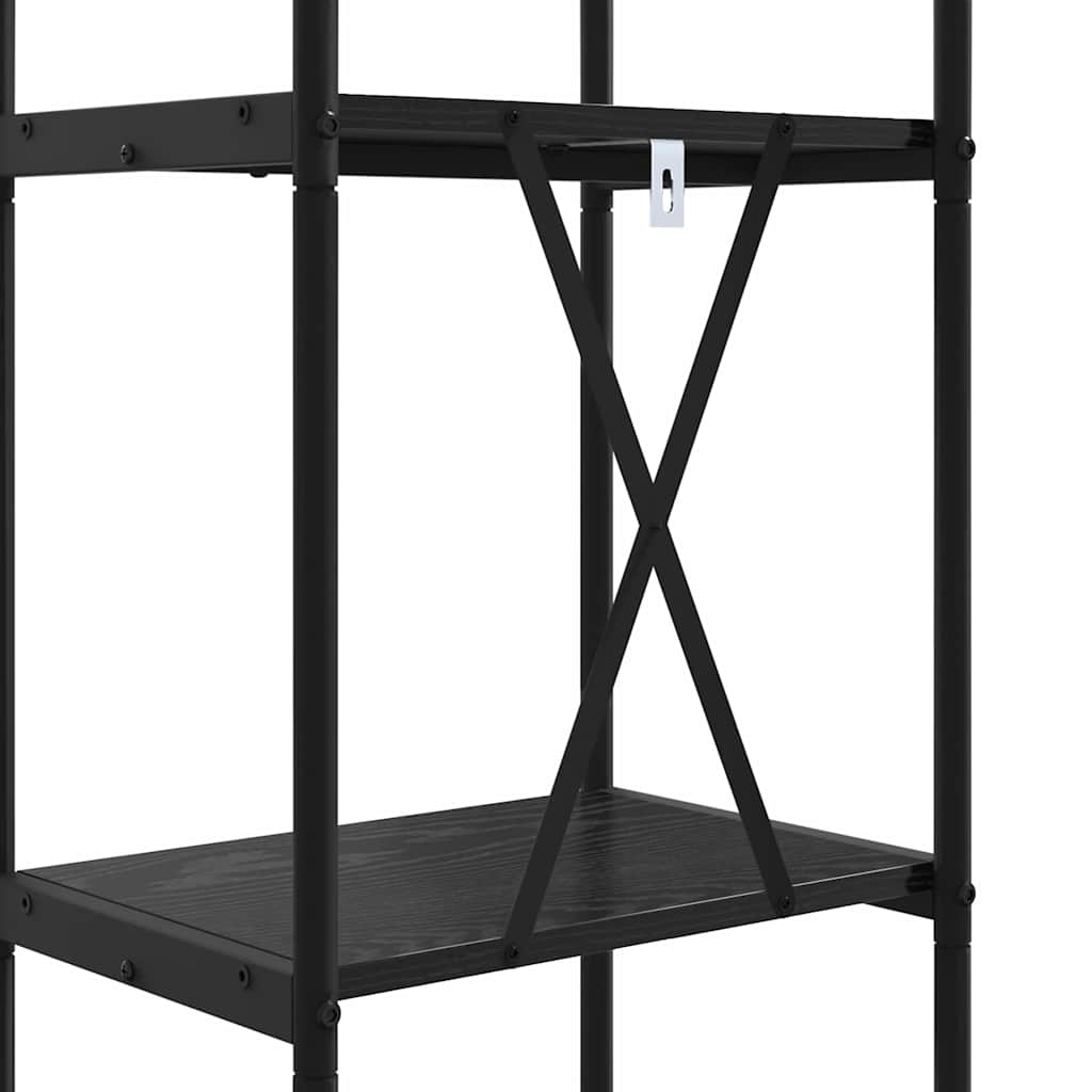 Polica Crni hrast 40 x 30 x 109 cm Konstruirano drvo