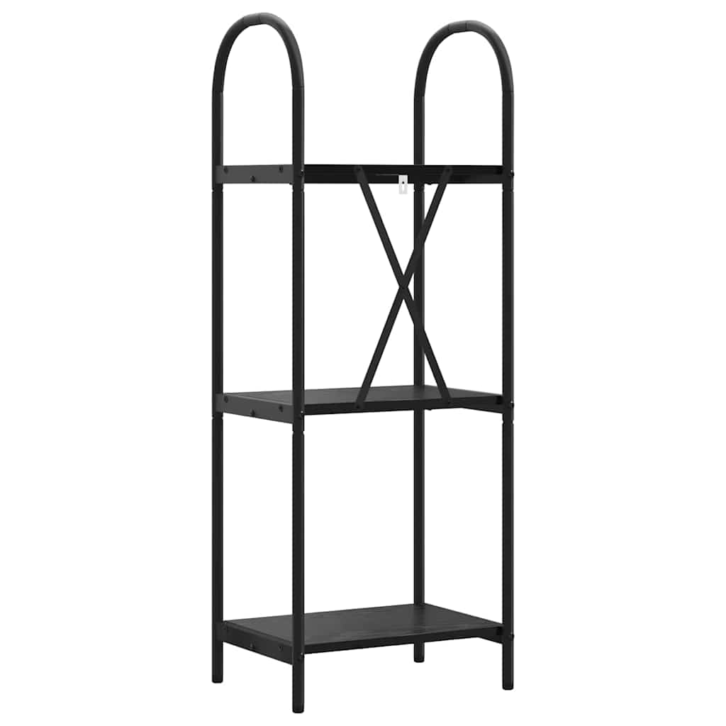 Polica Crni hrast 40 x 30 x 109 cm Konstruirano drvo