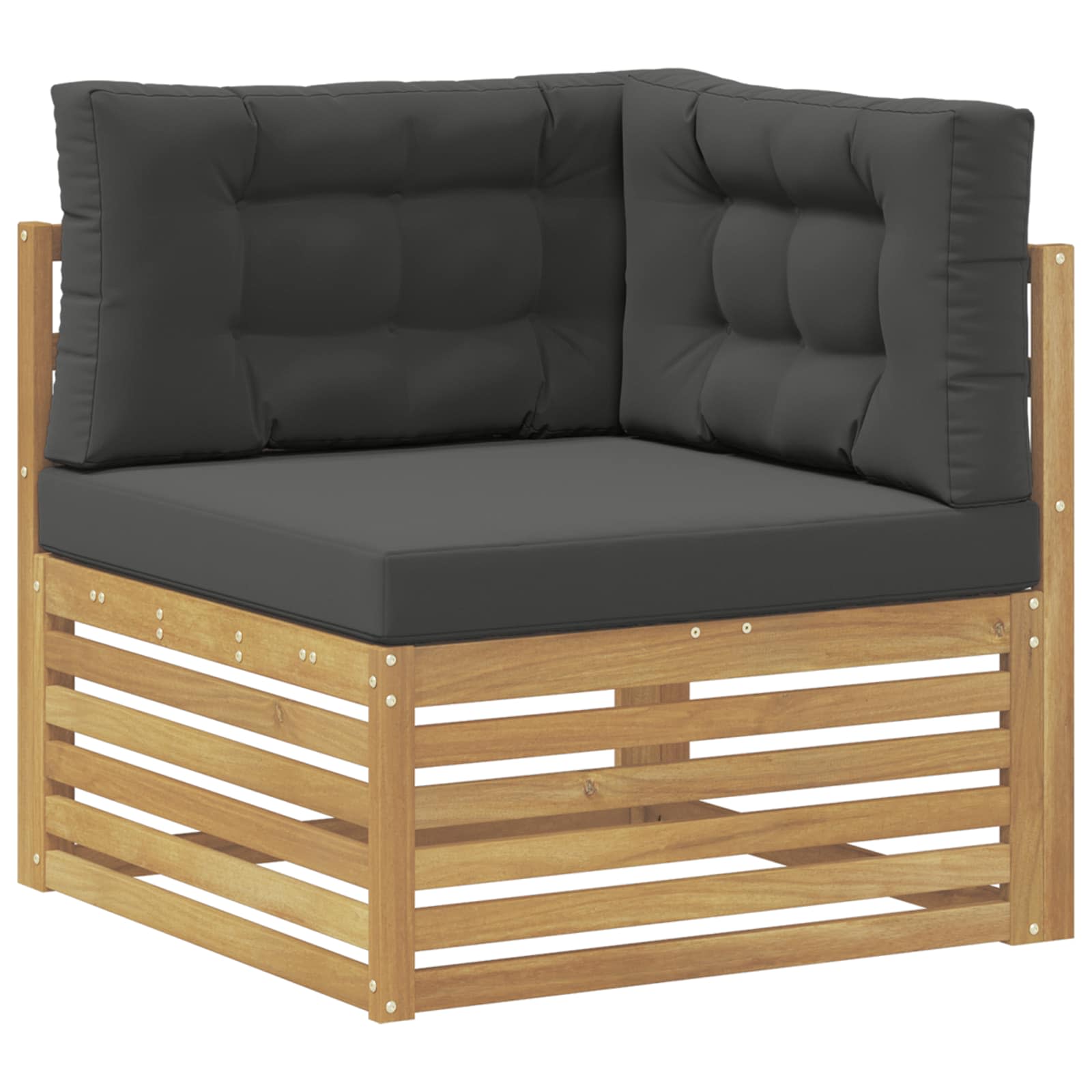 Set vanjskih sofa s jastukom 8 pcs Bijela i antracit