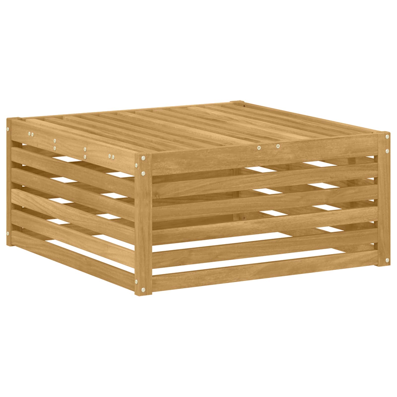 3 Komad Set vanjskih sofa Poliester Bijela