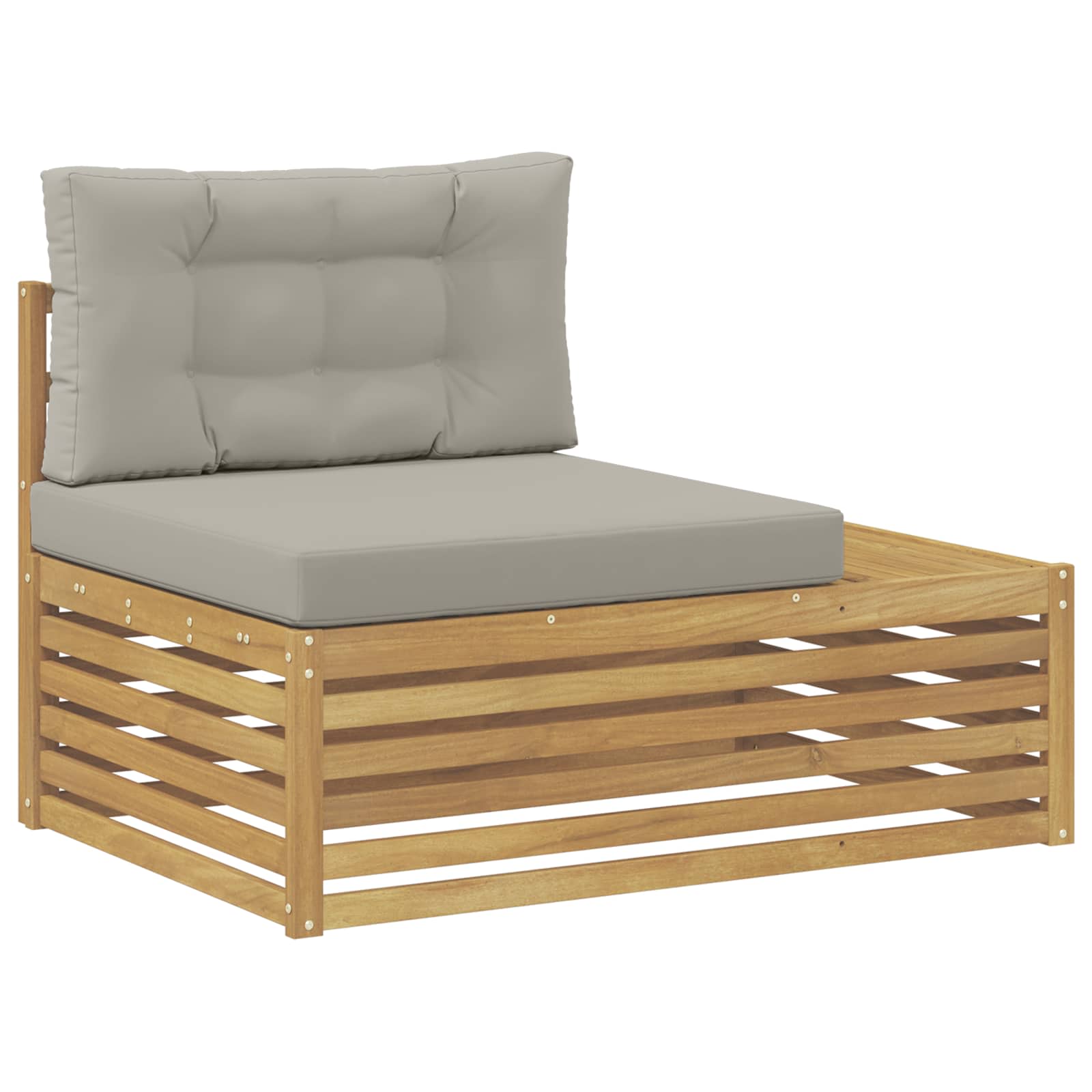 4 Komad Set vanjskih sofa Poliester Bijela