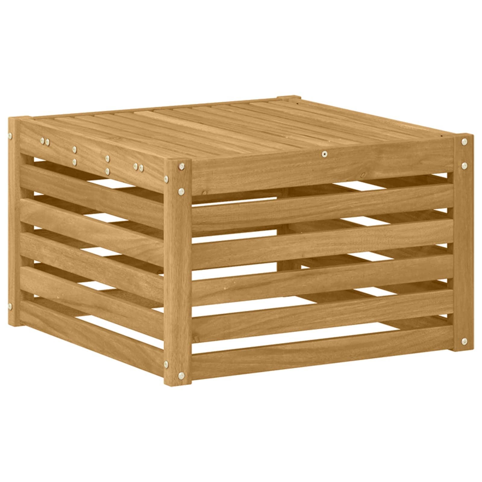 Set vanjskih sofa 9 pcs Bijela i bež 59 x 59 x 37 cm Poliester