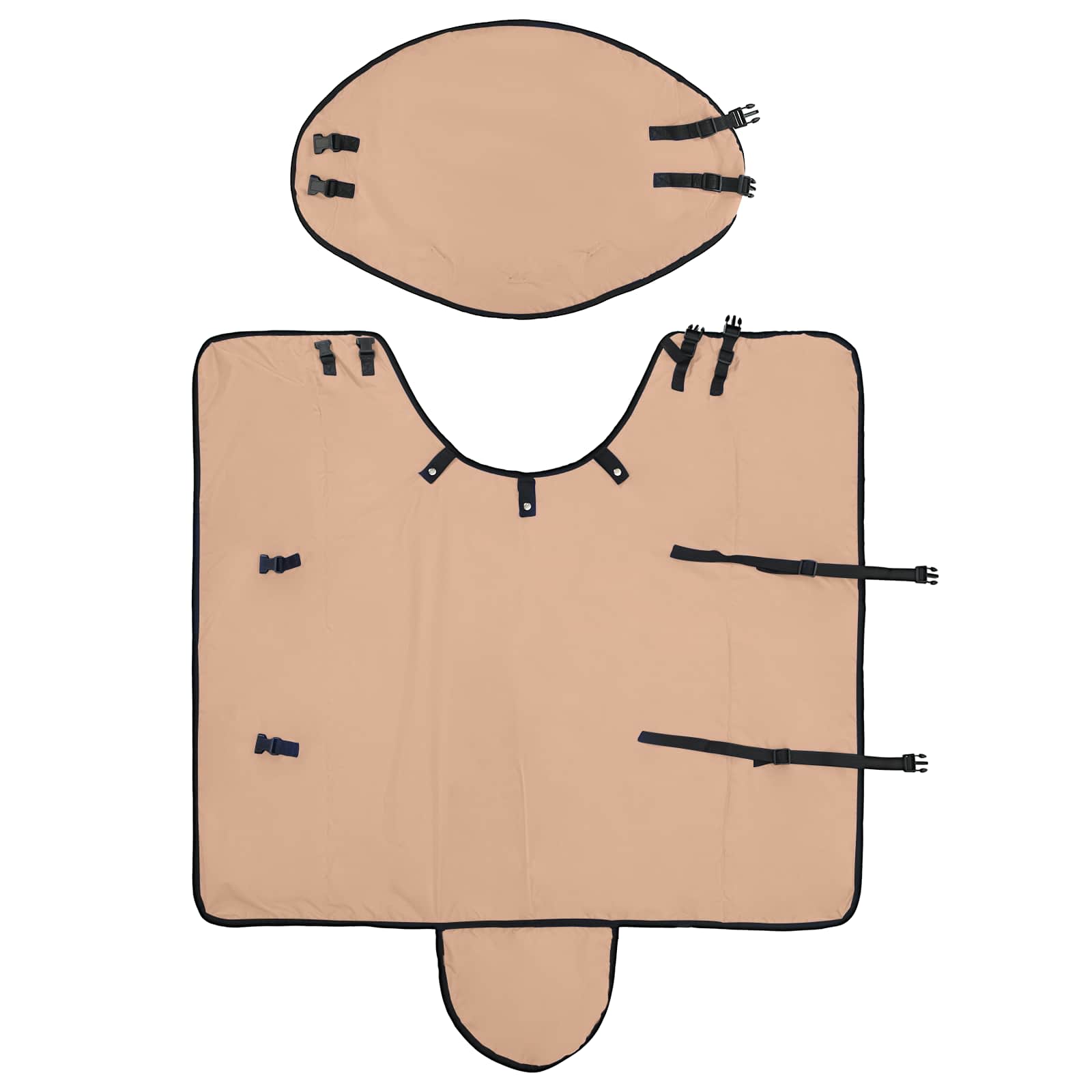 Pokrivač za konje Boja cappuccina 85 cm Poliester