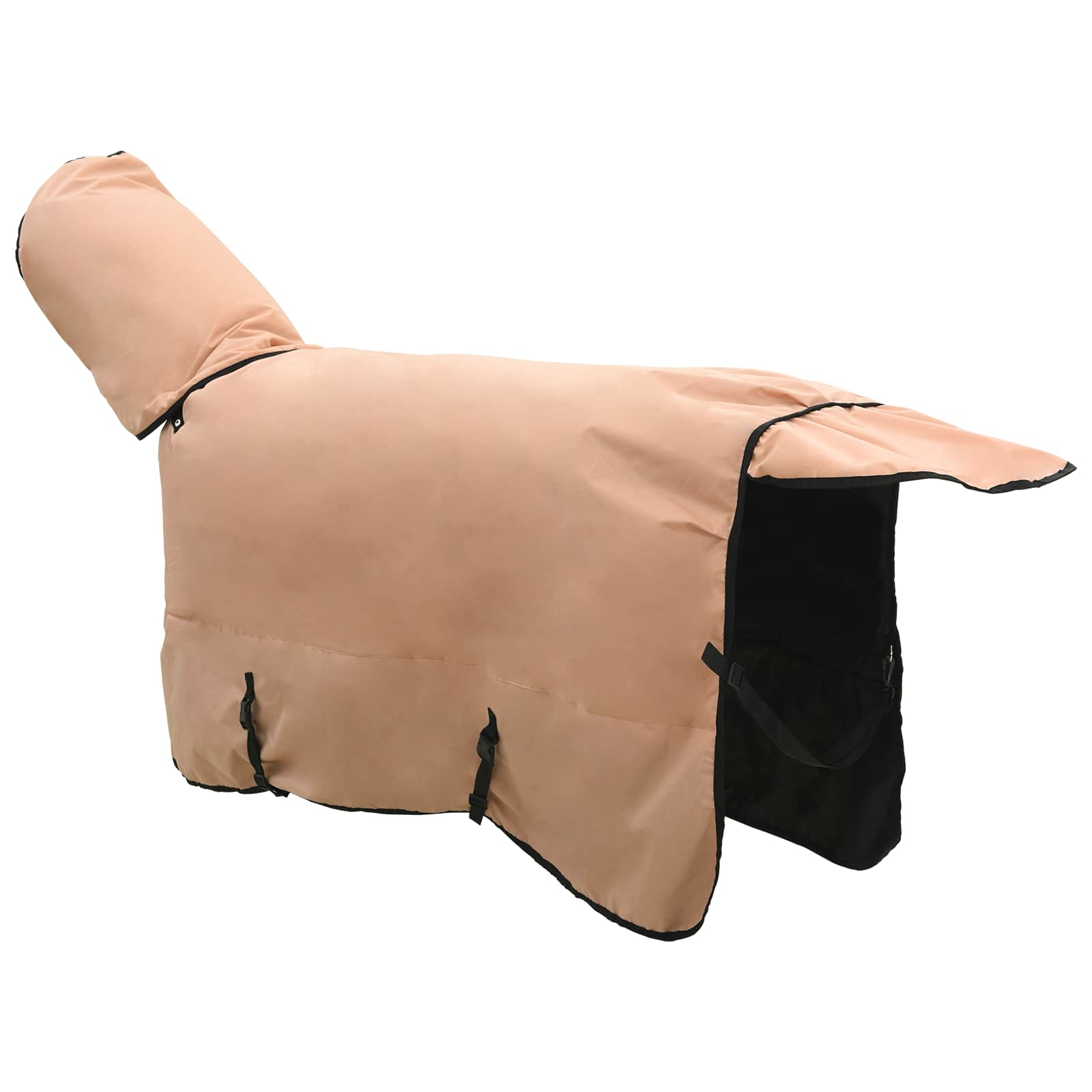 Pokrivač za konje Boja cappuccina 125 cm Poliester
