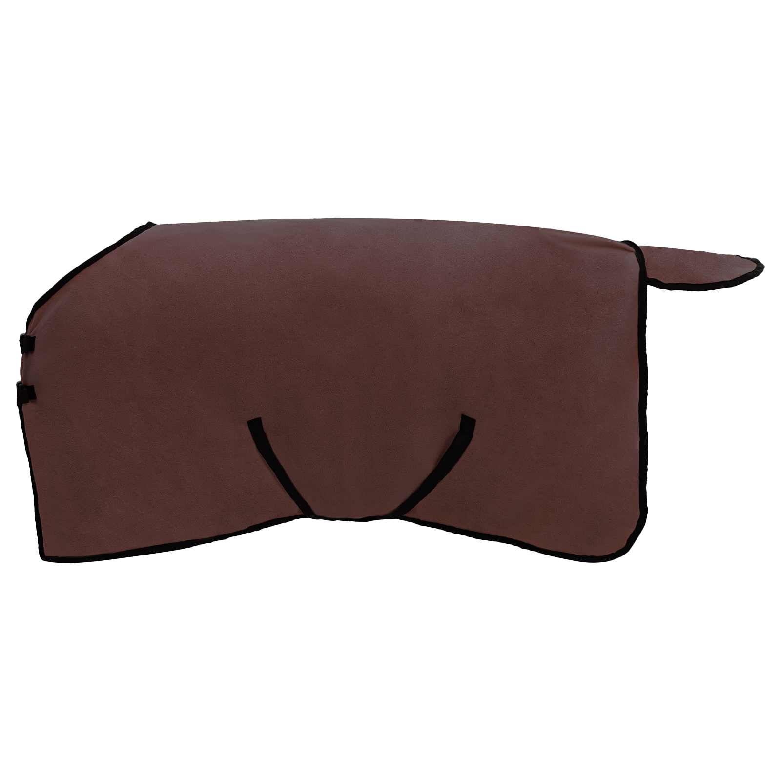 Pokrivač za konje Puni tamnosmeđi 115 cm Poliester