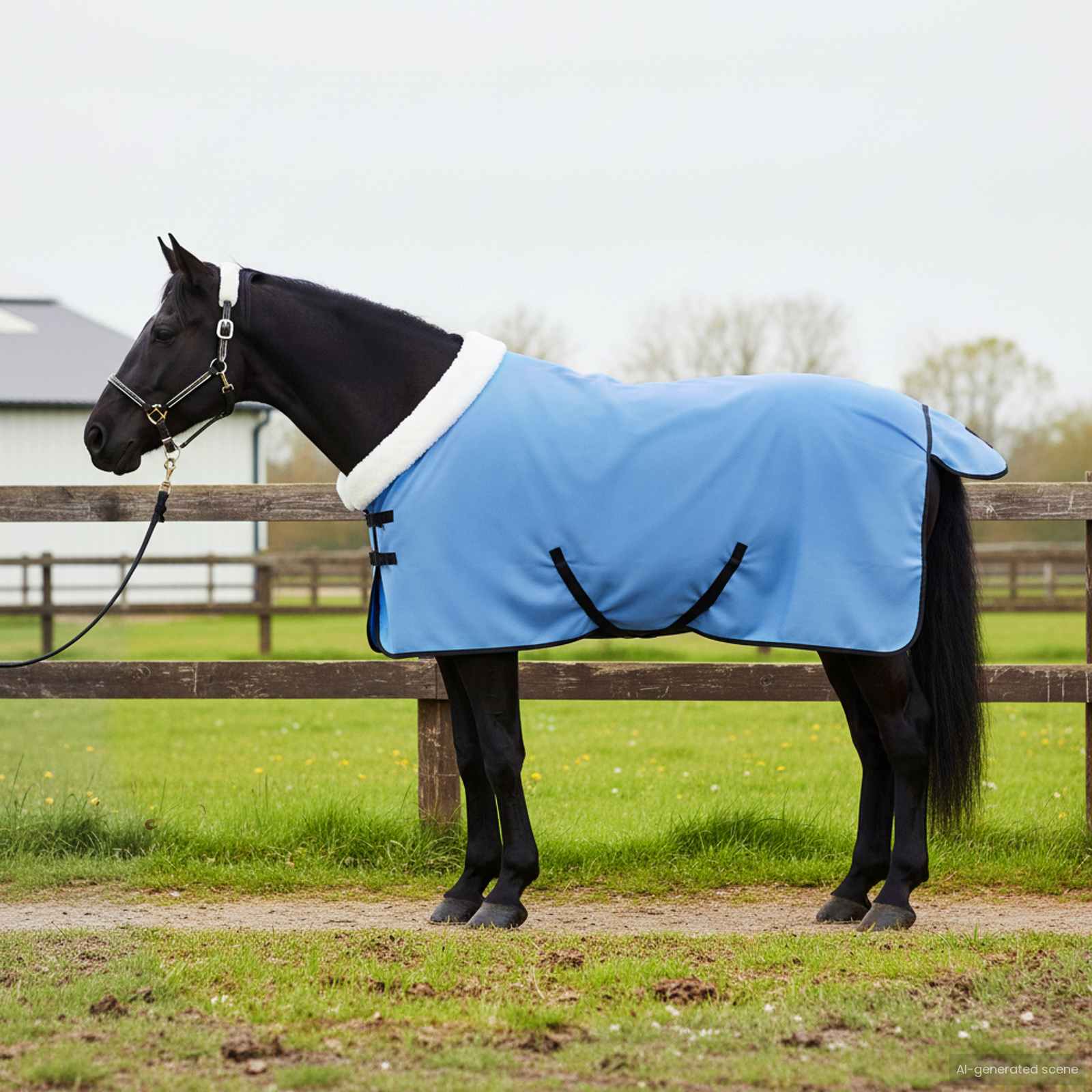 Pokrivač za konje Pun Aqua 85 cm Polartec