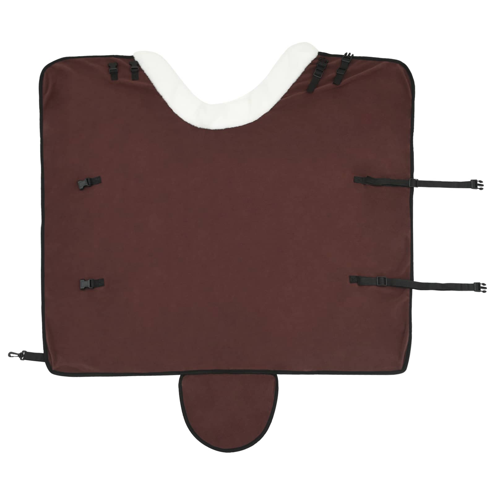 Pokrivač za konje Puni tamnosmeđi 115 cm Polartec