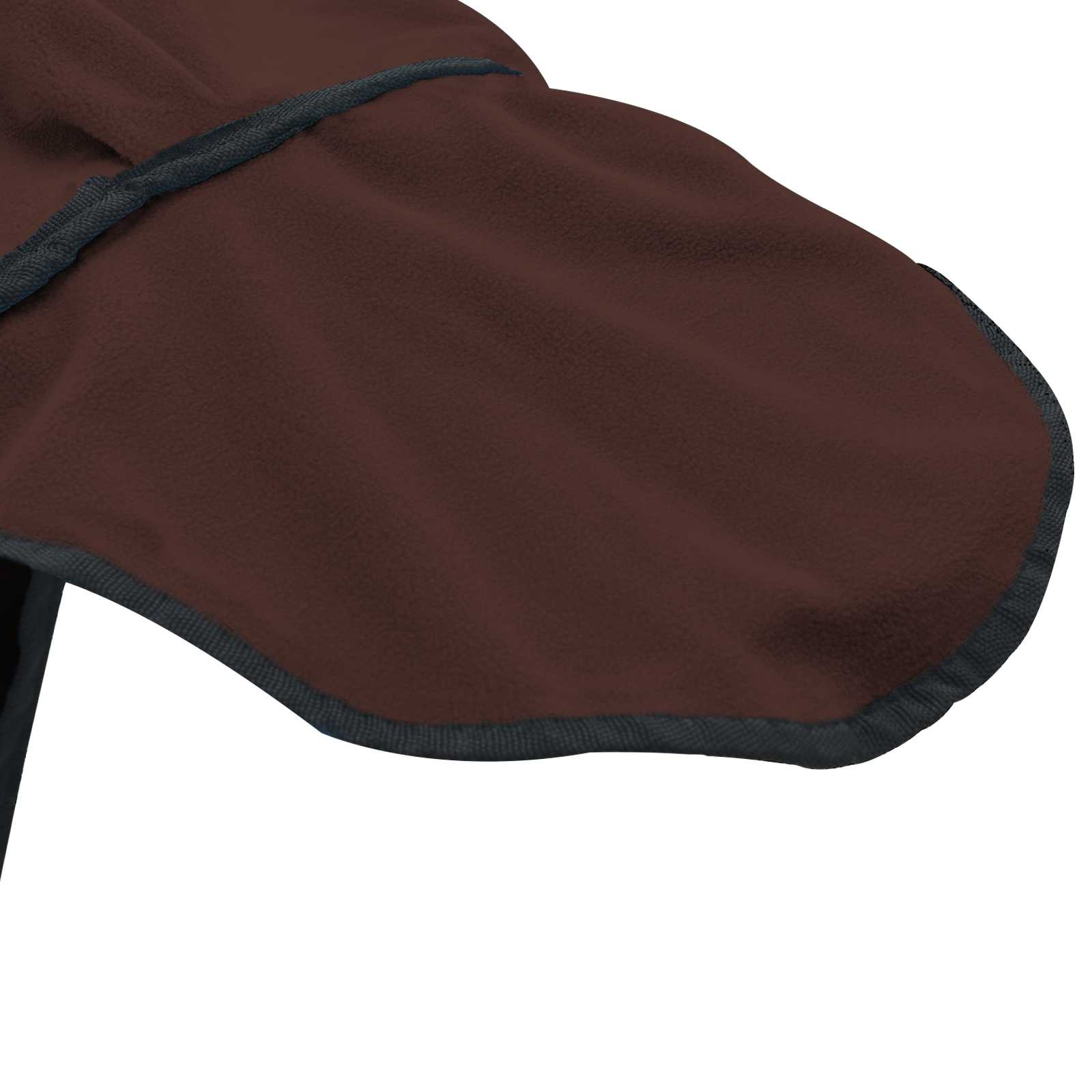 Pokrivač za konje Puni tamnosmeđi 135 cm Polartec