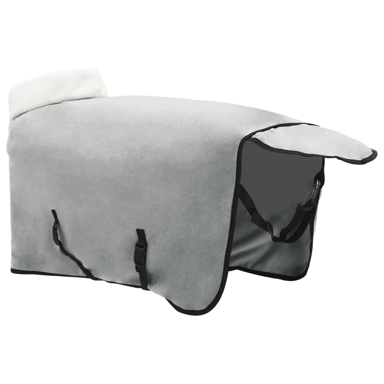 Pokrivač za konje Svijetlo siva 75 cm Polartec