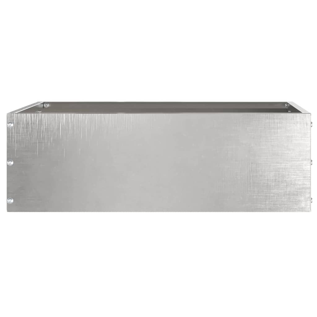 Ograda oko Travnjaka 6 pcs Srebrno 40 x 40 x 13 cm