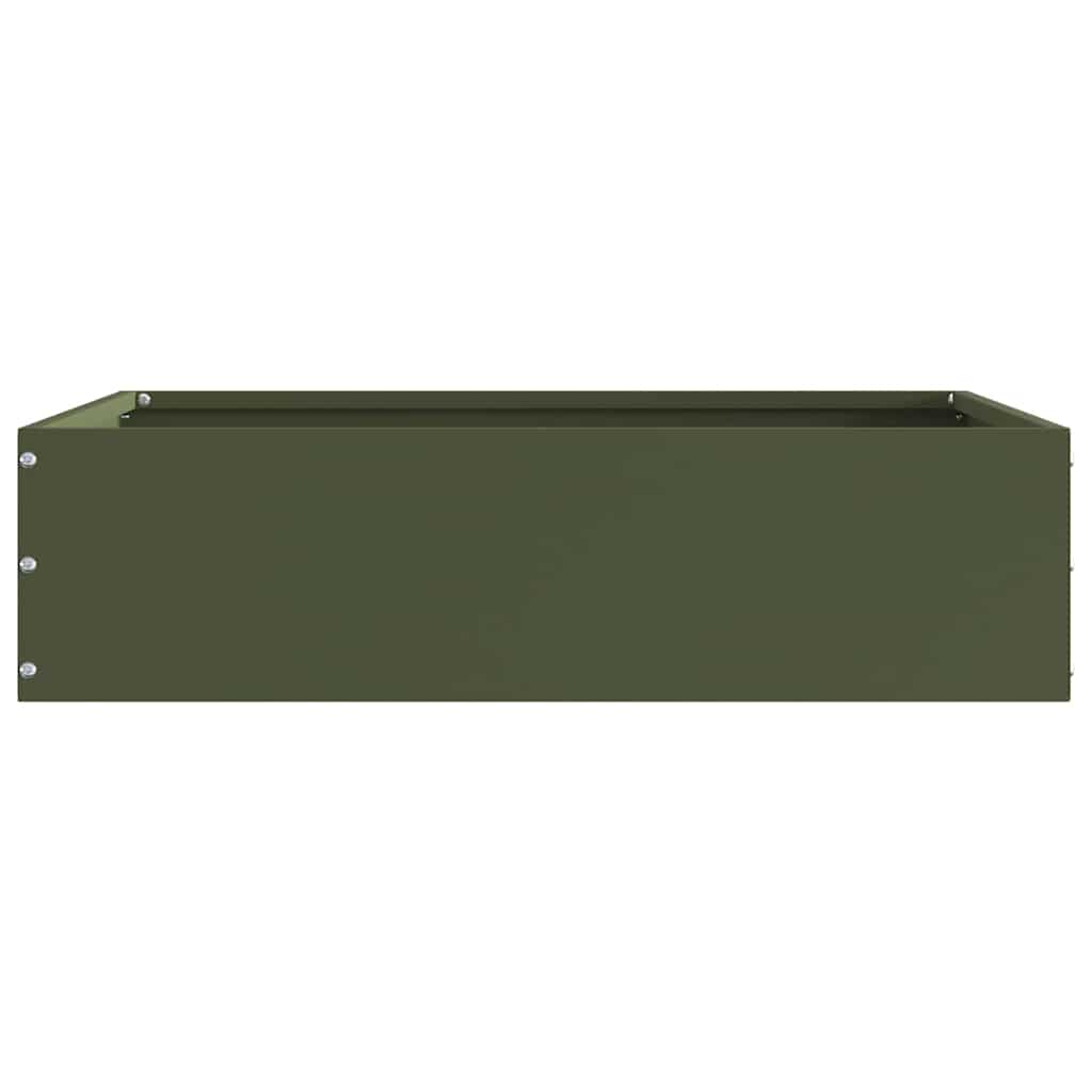 Ograda oko Travnjaka 6 pcs Maslinasto zelena 50 x 50 x 13 cm