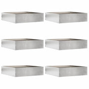 Ograda oko Travnjaka 6 pcs Srebrno 50 x 50 x 13 cm