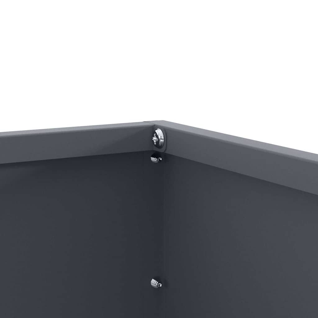 Ograda oko Travnjaka 6 pcs Antracit 60 x 60 x 13 cm Čelik