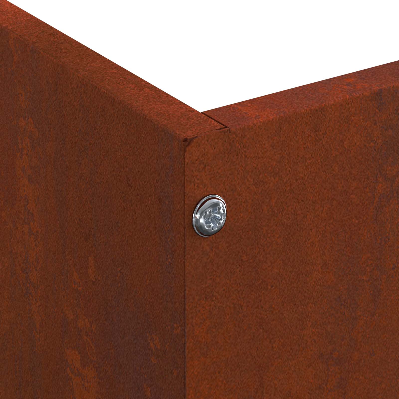 Ograda oko Travnjaka 6 pcs Rđa 60 x 60 x 13 cm
