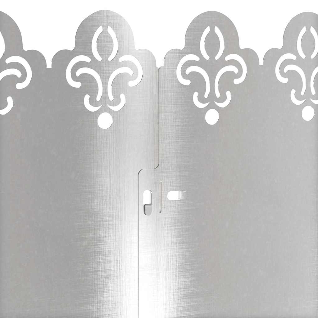 Rubnjaci za travnjak 10 pcs Srebrno 103 x 0,05 x 22 cm