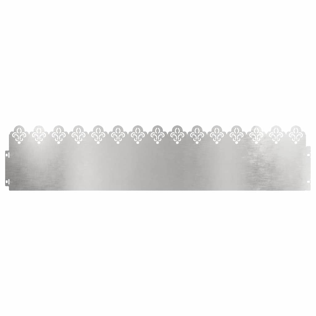 Rubnjaci za travnjak 20 pcs Srebrno 103 x 0,05 x 22 cm