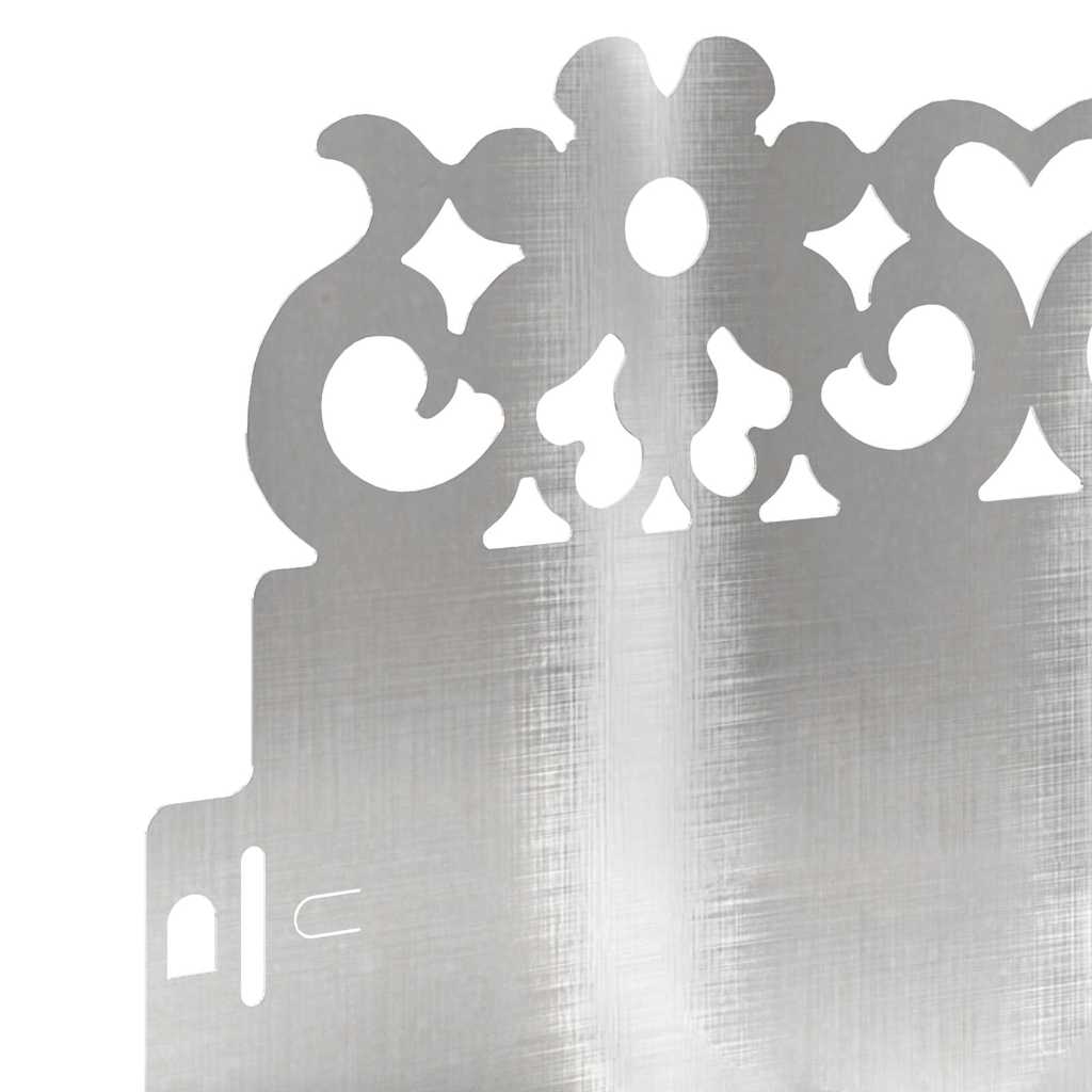 Rubnjaci za travnjak 30 pcs Srebrno 103 x 0,05 x 22 cm