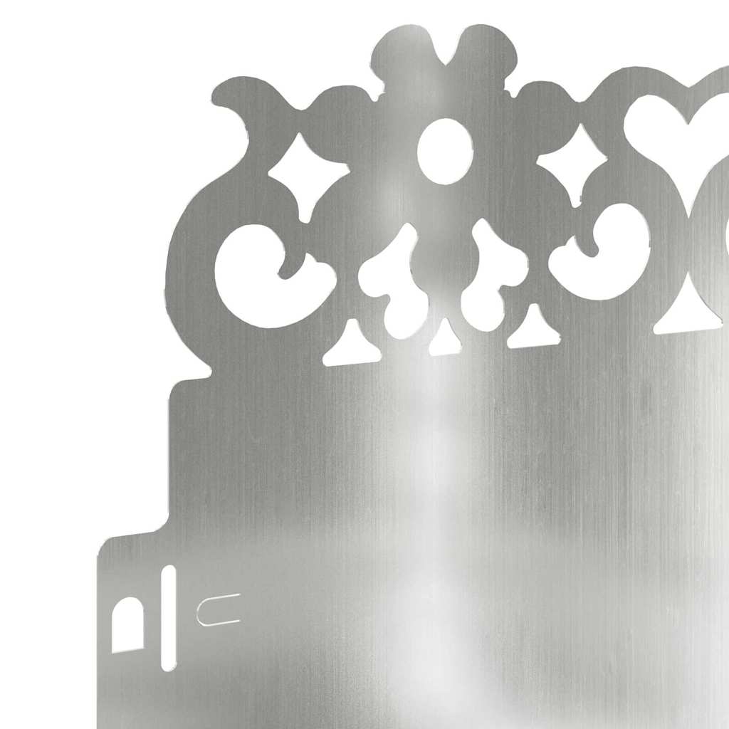 Rubnjaci za travnjak 10 pcs Srebrno 103 x 0,05 x 22 cm