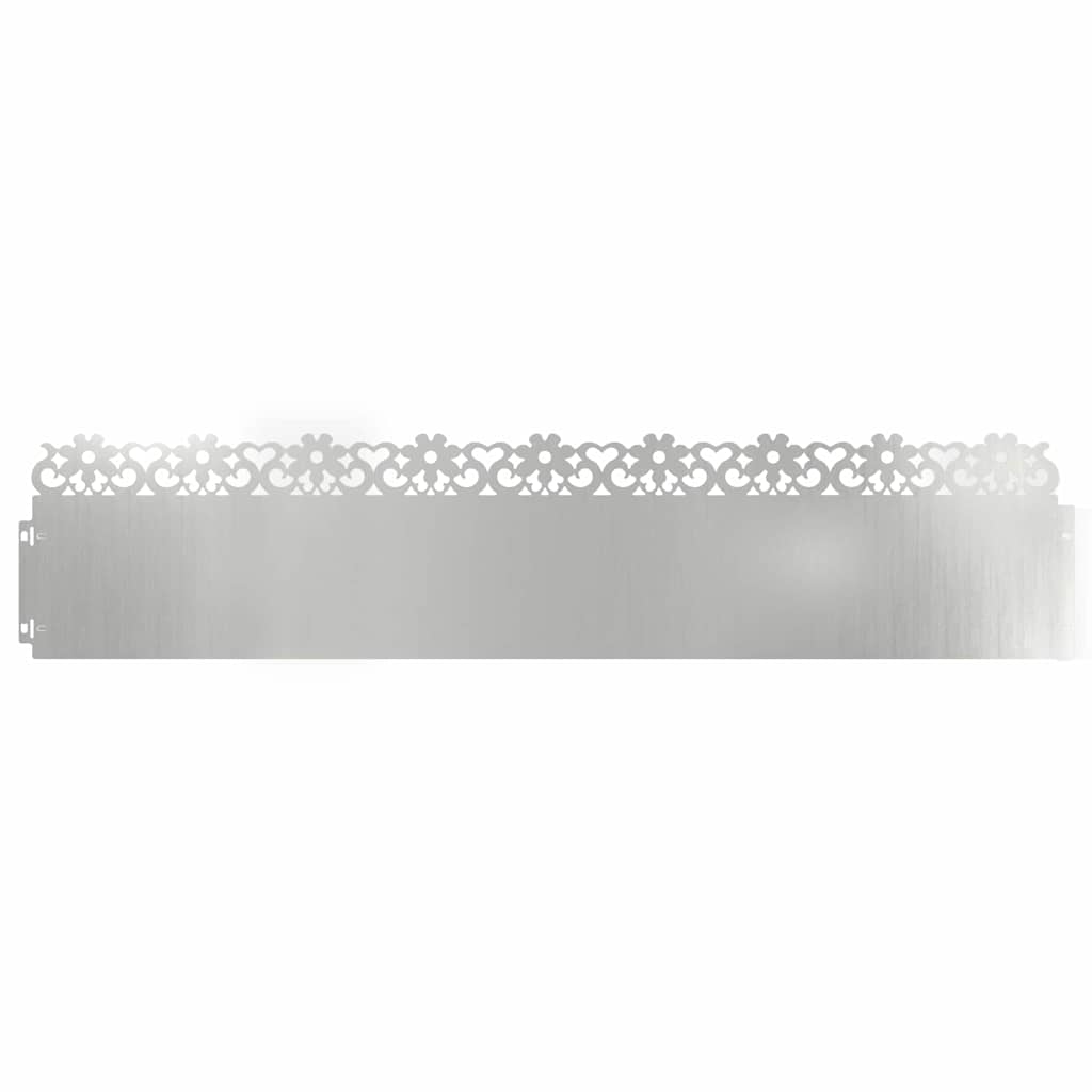 Rubnjaci za travnjak 30 pcs Srebrno 103 x 0,05 x 22 cm