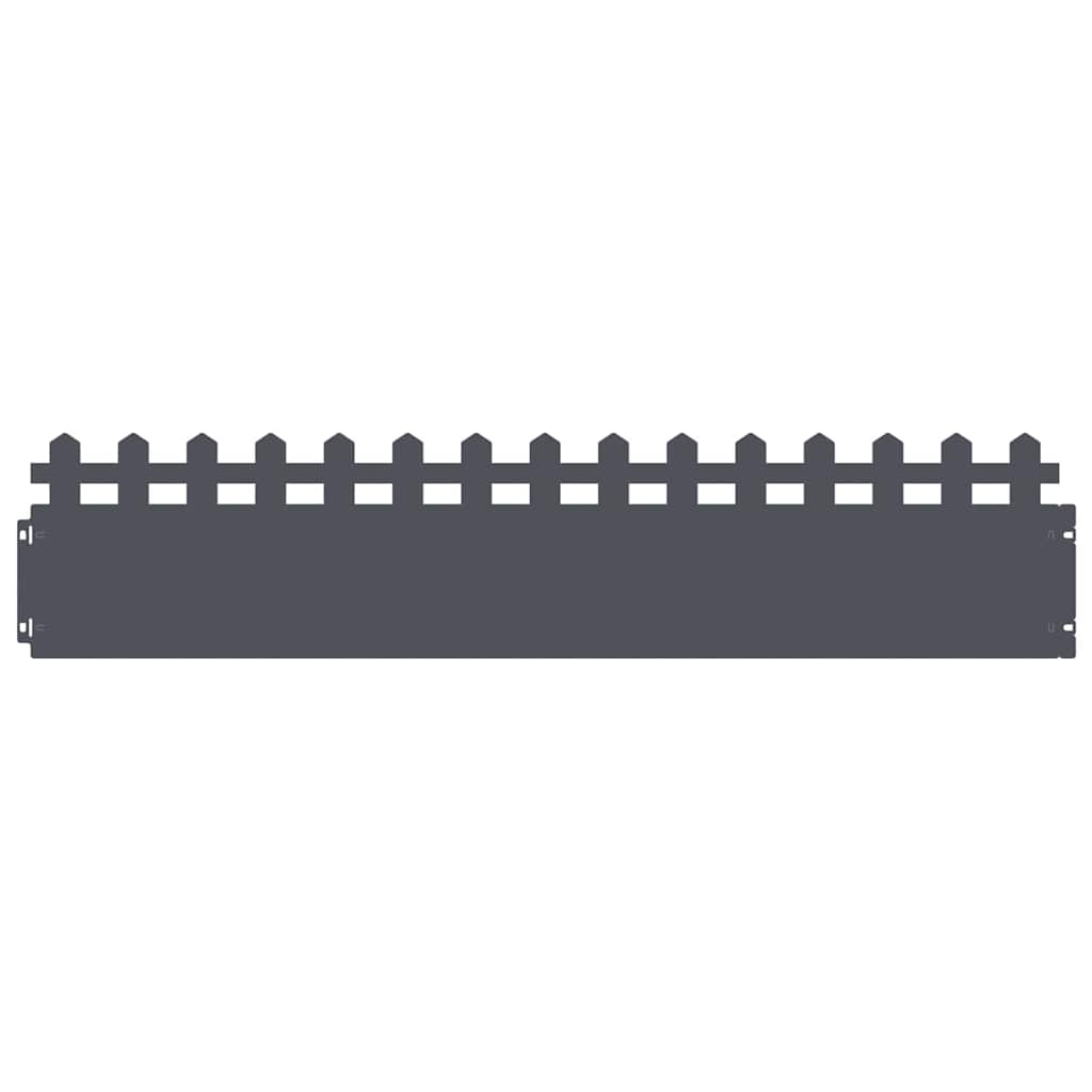 Rubnjaci za travnjak 30 pcs Antracit 103 x 0,05 x 22 cm Čelik