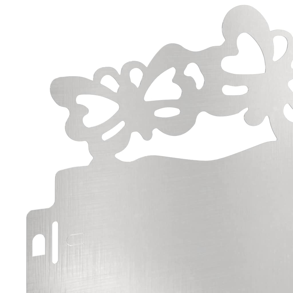 Rubnjaci za travnjak 30 pcs Srebrno 103 x 0,05 x 22 cm