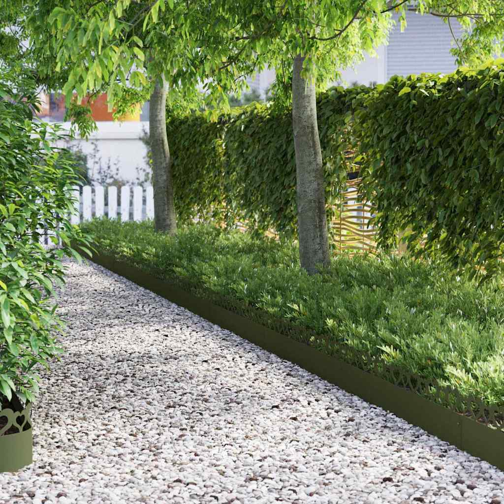 Rubnjaci za travnjak 20 pcs Maslinasto zelena
