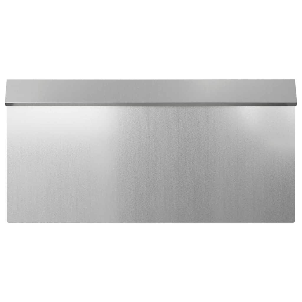 Ograda protiv puževa 4 pcs Srebrno 50 x 3,5 x 25 cm
