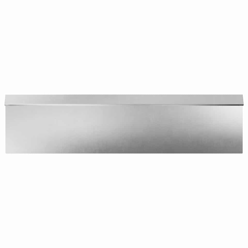 Ograda protiv puževa Srebrno 100 x 3,5 x 25 cm Nehrđajući čelik