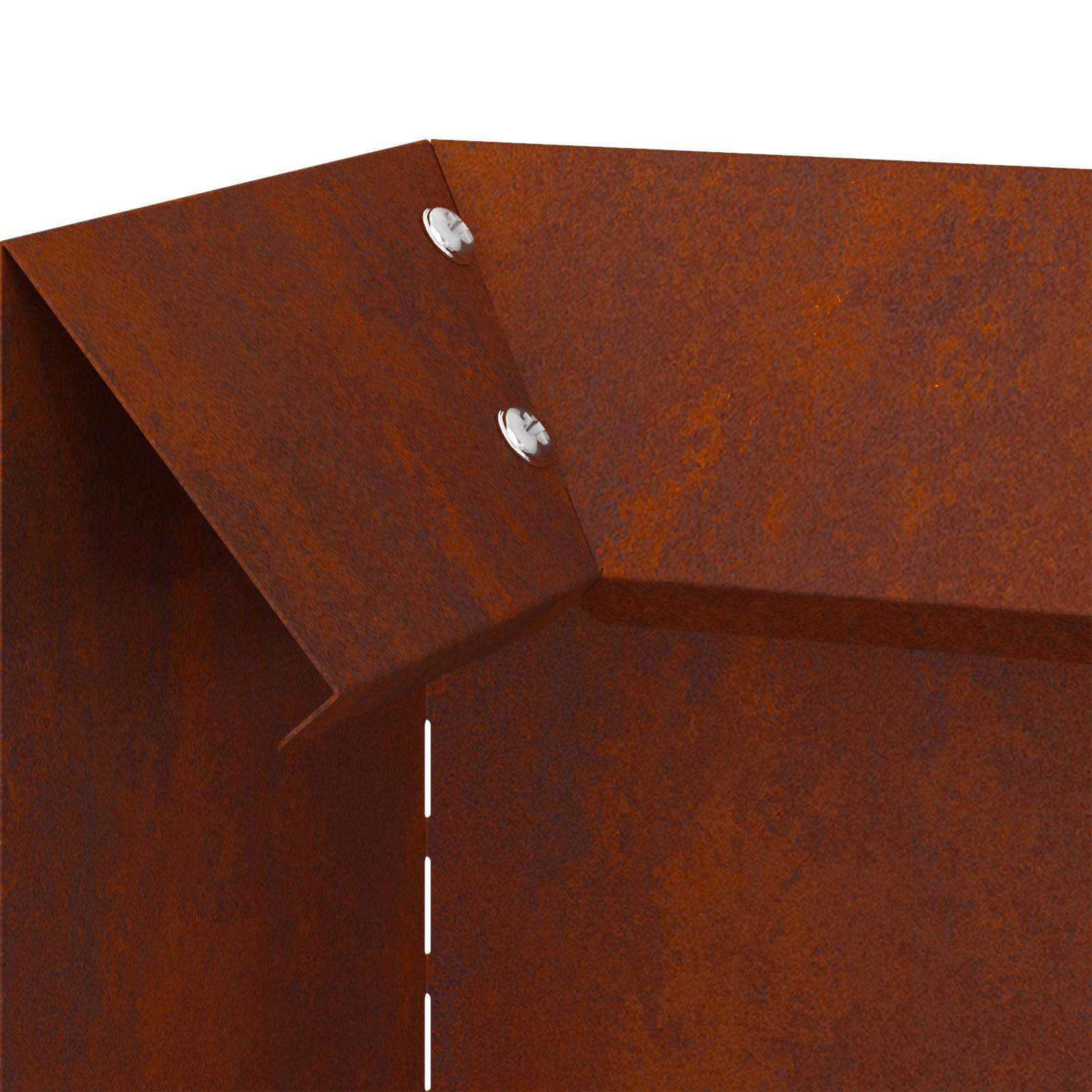 Ograda protiv puževa 4 pcs Rđa 10 x 10 x 25 cm