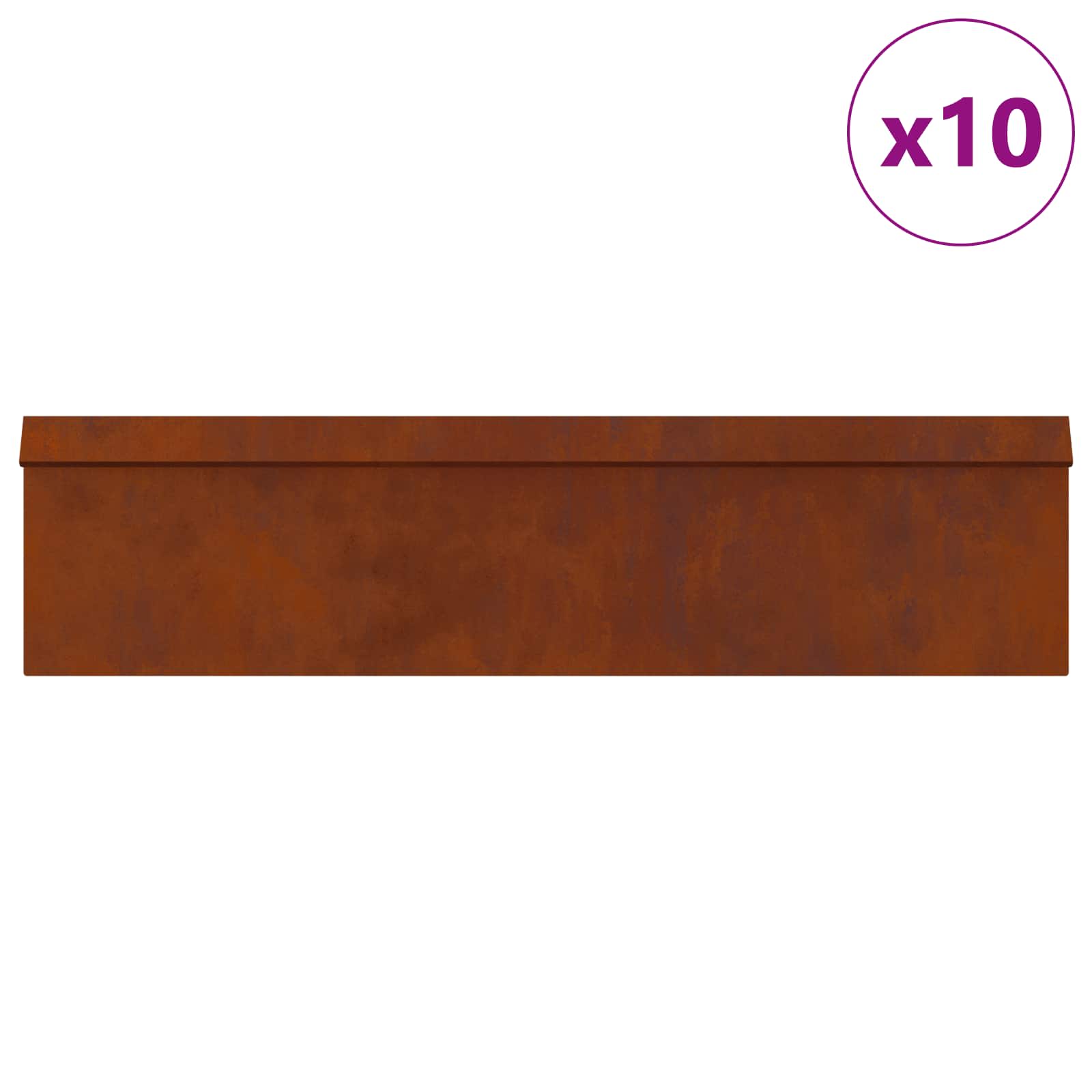 Ograde protiv puževa 16 pcs Rđa